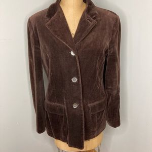 Women’s Chocolate Brown Talbots Suit Jacket Blazer Sz 6